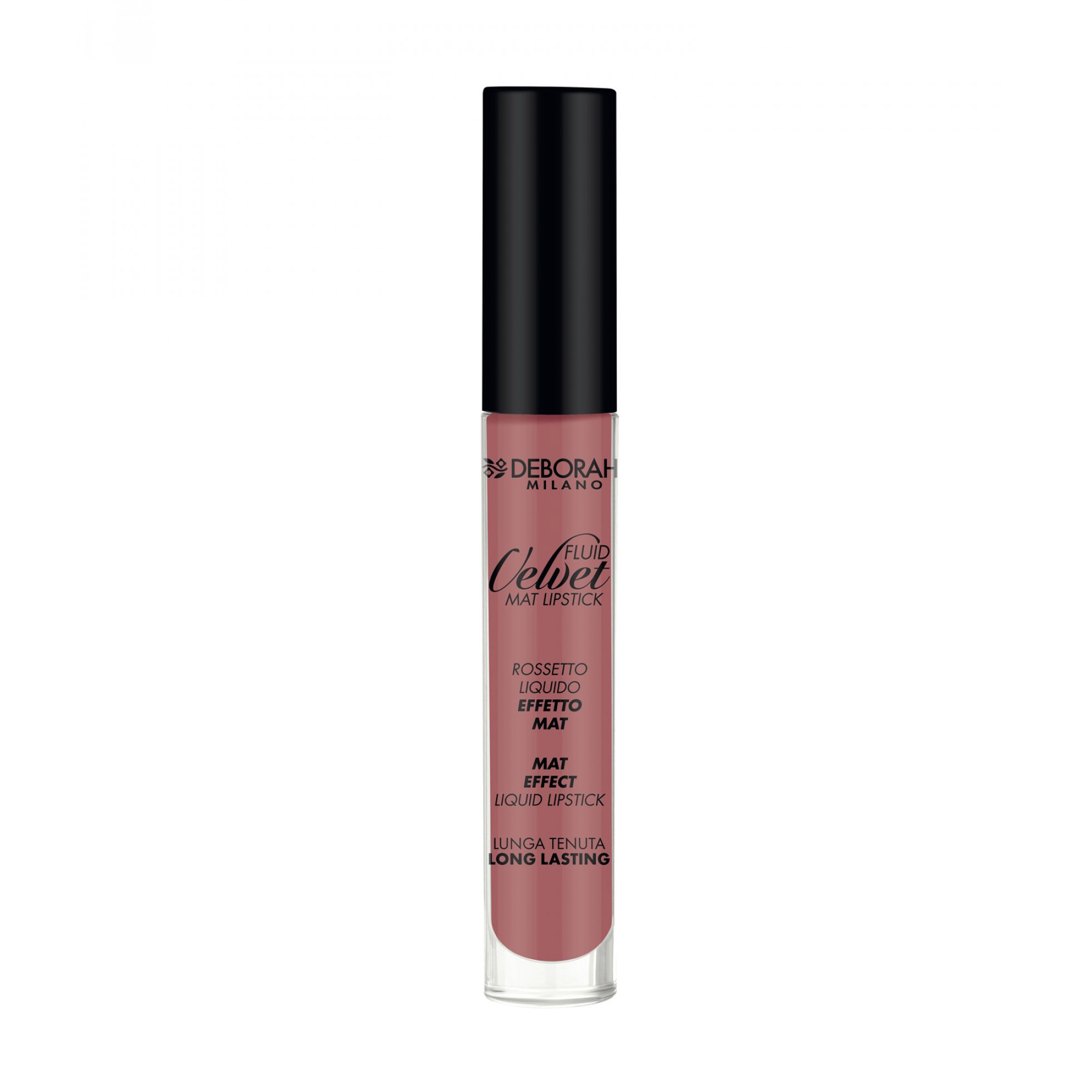 Рідка матова помада для губ Deborah Fluid Velvet Mat Lipstick, 02 Romantic Pink, 8 мл